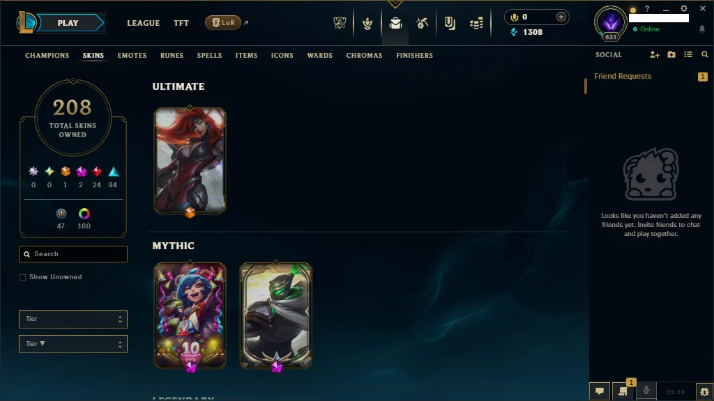 🌎EUNE🏆New Season S15🏆Gold 2 -Emerlad 3 Flex ✅HandMade ✅Full Champions 🎨 Skins +208 ⭐ LVL 631 ✅ Full Recovery Info 🚀instant delivery